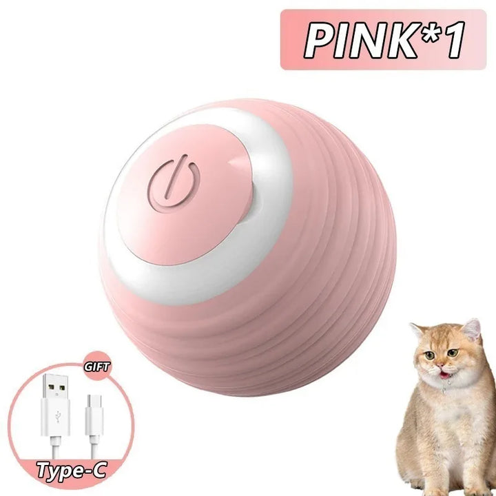 Interactive Electric Cat Ball – USB Rechargeable Toy