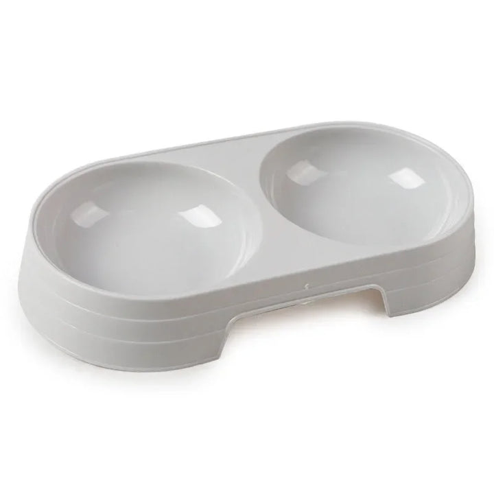 Double Pet Bowls – Stainless Steel Food and Water Feeder