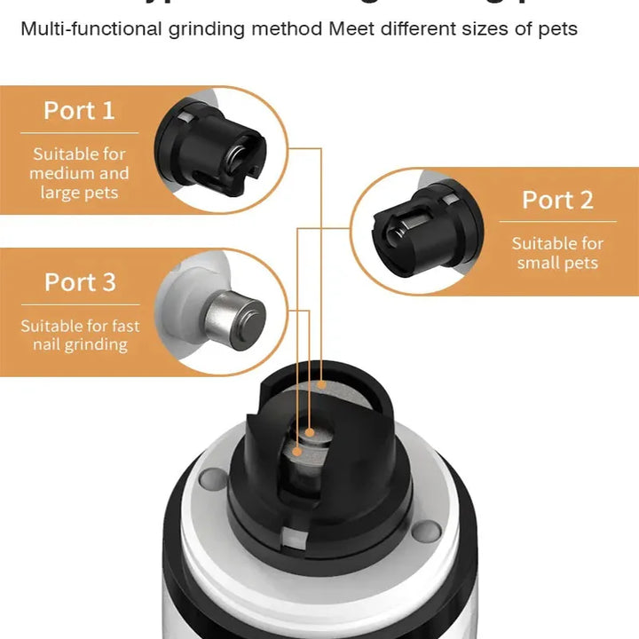 Electric Pet Nail Grinder – Nail Clipper with LED Light