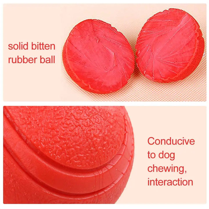 HOOPET Dog Toy Rubber Ball Bite Resistant Ball Toy