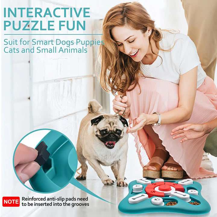 Dog Puzzle Toys, Food Dispensing Dog Enrichment Toys