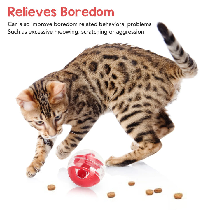 Cat Treat Dispenser Ball – Interactive Feeding Puzzle Toy