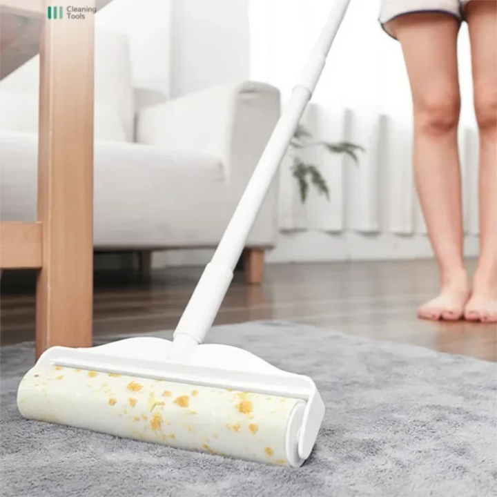 Long Handle Cotton Roller Sofa Carpet Cleaner