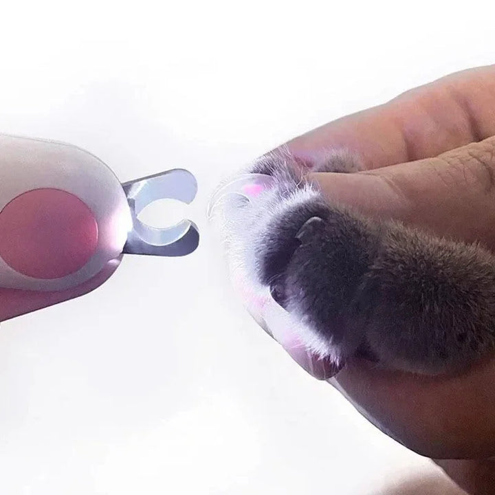 Cat Nail Clippers with LED Light – Cat Nail Trimmer