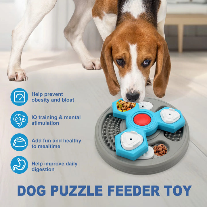 2-Tier Slow Feeder Dog Puzzle Toy – Distributor