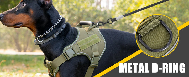 Tactical Dog Harness Pet Doberman Pinscher Vest