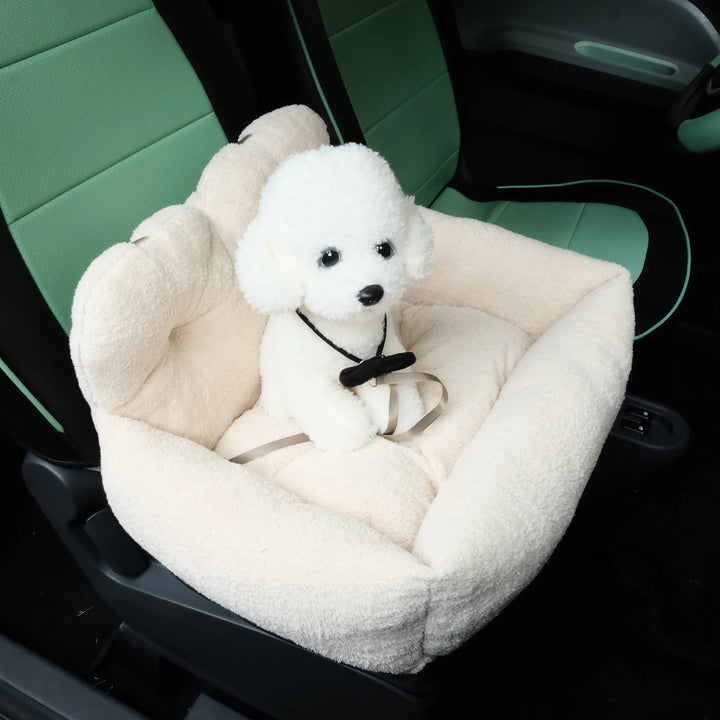 Comfort and safety Kennel Dog car Booster plush seat portable car dog crate