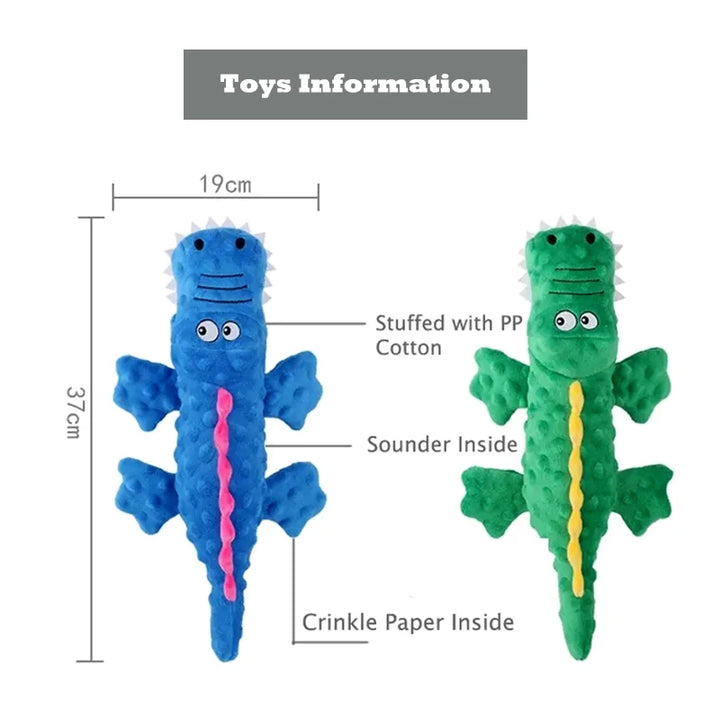 Plush Crocodile Toy That Makes Noise – Cute and Soft