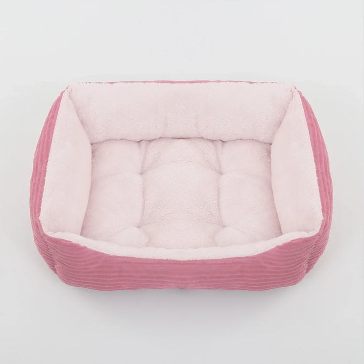 Small Dog Sofa Bed Cushion Pet Calming Dog Bed House Pet Supplies Accessories Bed for Dog Cat Pet Square Plush Kennel Medium