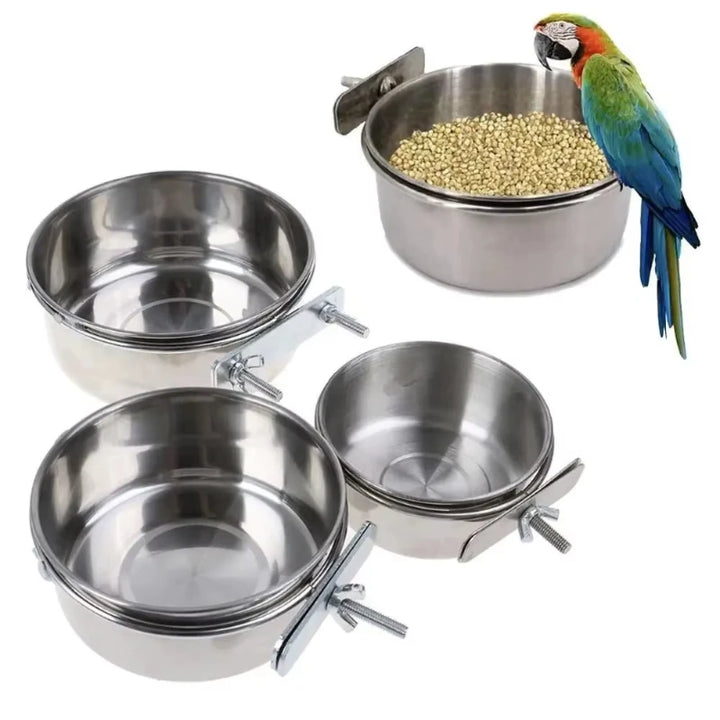 Food Dish for Parrots and Small Pets – Water Drinker