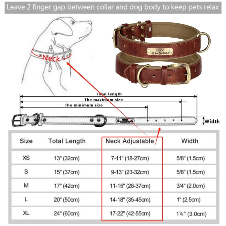 Custom Leather Dog Collar, Soft Leather Dog Collar