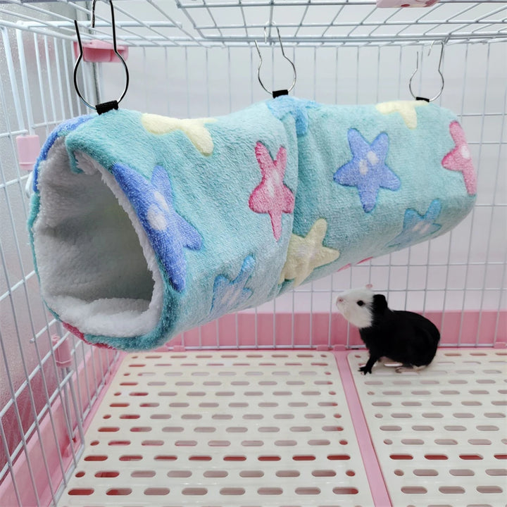 Cozy and fun Plush Tunnel for ramisters