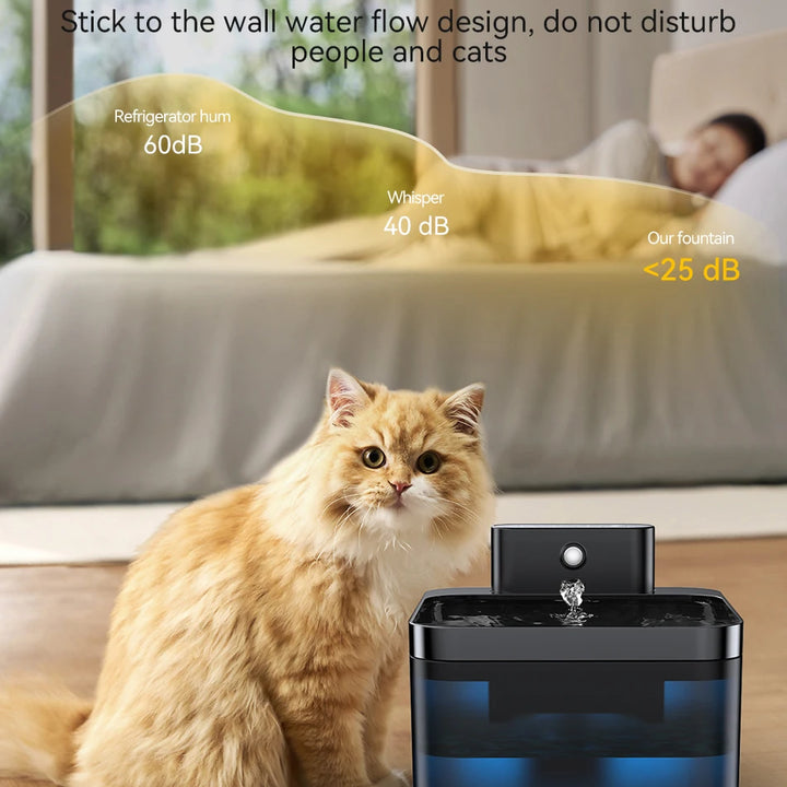 Wireless Automatic Cat Water Fountain Smart Dispenser