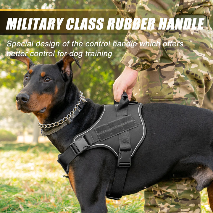 Tactical Dog Harness Pet Doberman Pinscher Vest