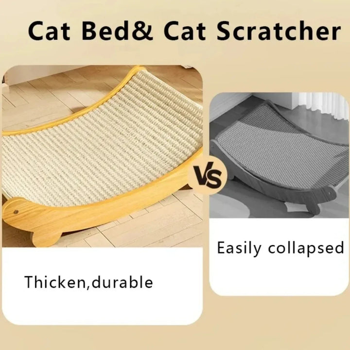 Detachable multifunctional wooden cat pads