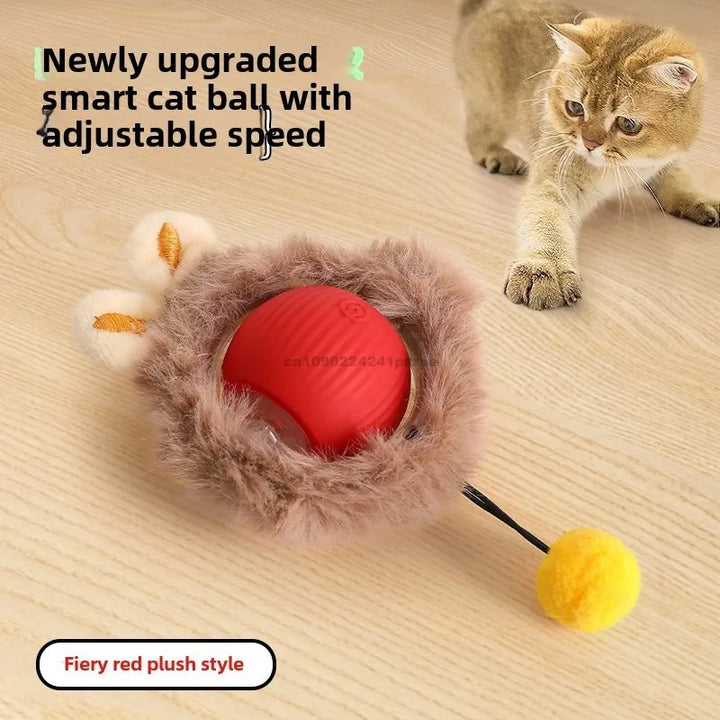 Interactive Cat Toy Ball - Automatic Rolling Ball