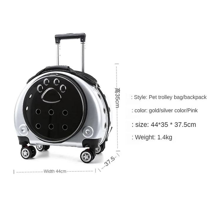 Breathable Bubble Pet Stroller Carrier Backpack