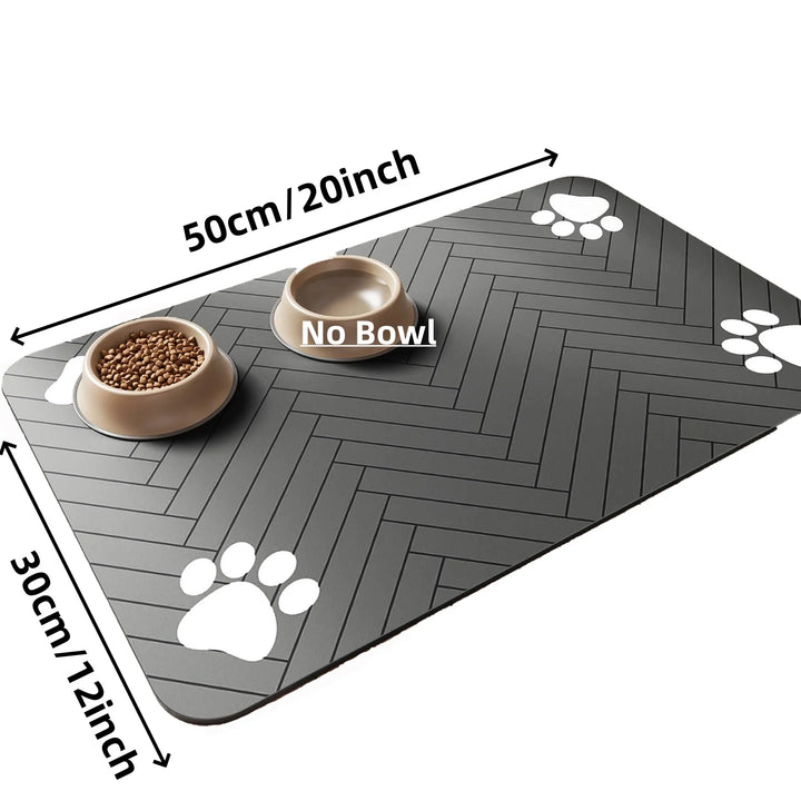 Waterproof Dog Food Mat – Absorbent, Non-Slip