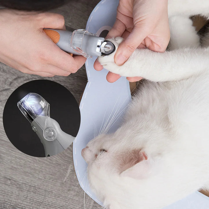 Pet Nail Clipper with LED Light – Amplified Trimmer