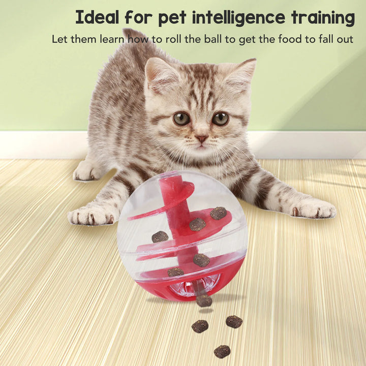 Cat Treat Dispenser Ball – Interactive Feeding Puzzle Toy