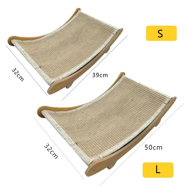 Detachable multifunctional wooden cat pads