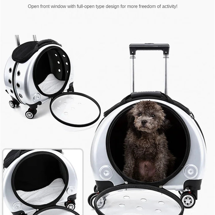 Breathable Bubble Pet Stroller Carrier Backpack