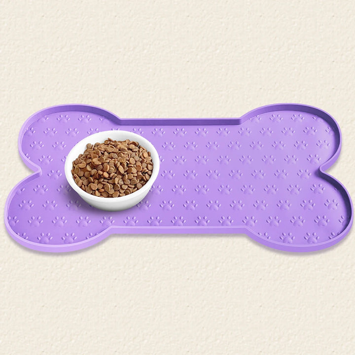 Pet Feeding Mat Silicone Dog Food Mat Anti-Slip And Waterproof Dog Bowl Mat,Thickened Dog And Cat Mat For Food And Water