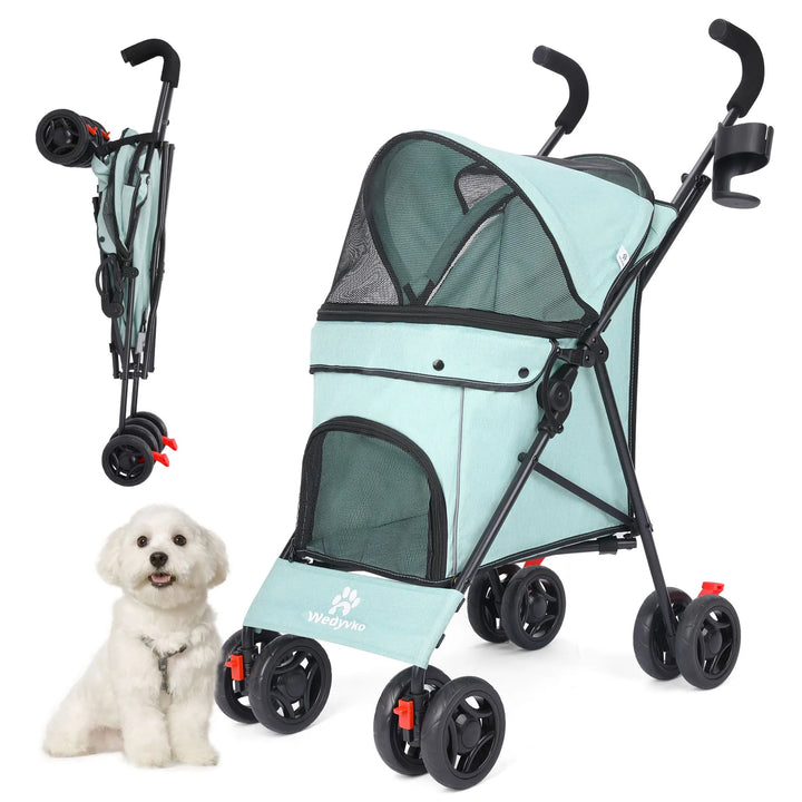 🚗🐾 Foldable Pet Stroller – Comfort and Safety!