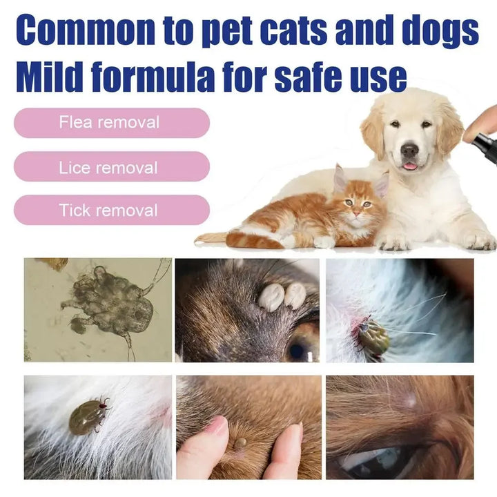 100ml Pet Dog Cat Anti Flea Drops Flea Insecticide