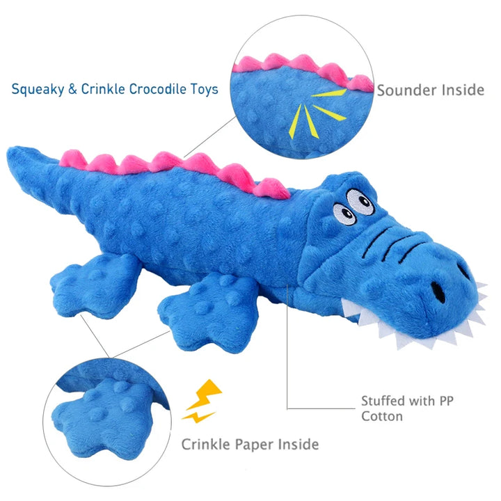 Plush Crocodile Toy That Makes Noise – Cute and Soft