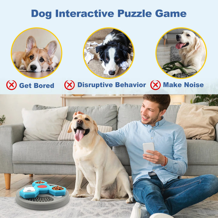 2-Tier Slow Feeder Dog Puzzle Toy – Distributor