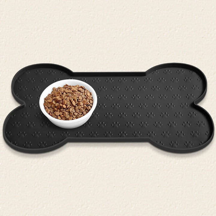 Pet Feeding Mat Silicone Dog Food Mat Anti-Slip And Waterproof Dog Bowl Mat,Thickened Dog And Cat Mat For Food And Water