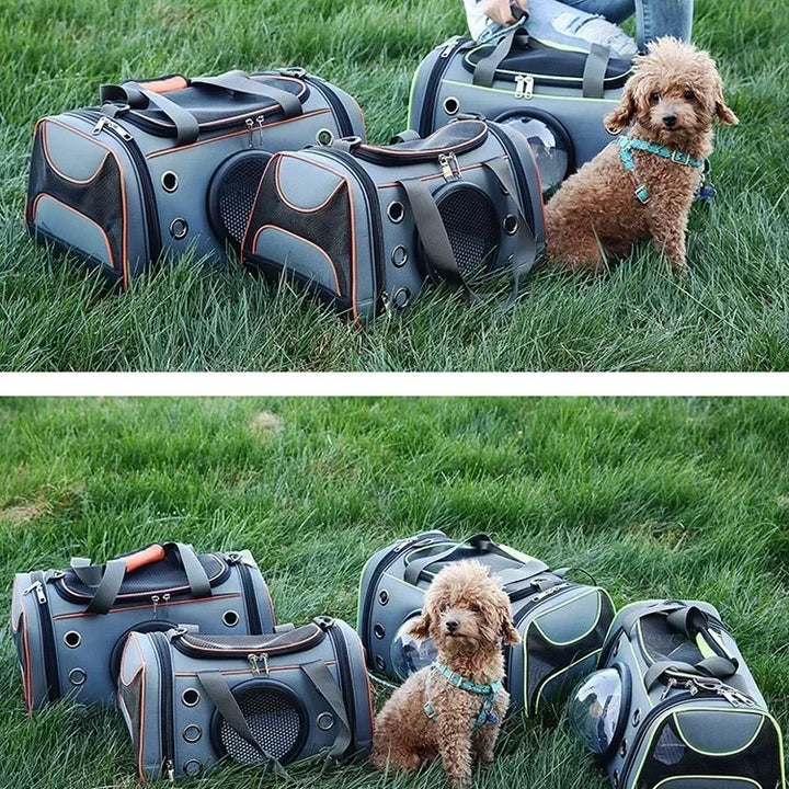 Portable and comfortable pet carrier bag