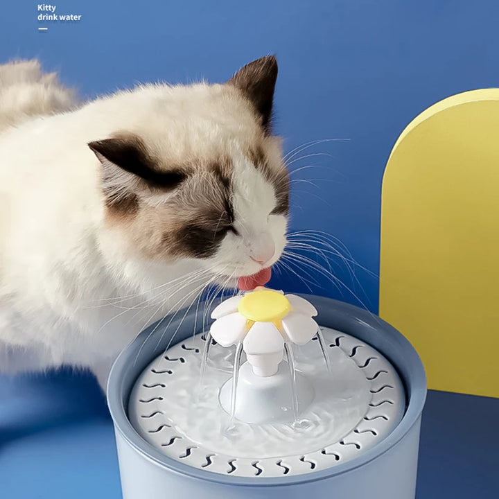 2.4L Pet Cat Water Drinker Dispenser Filters