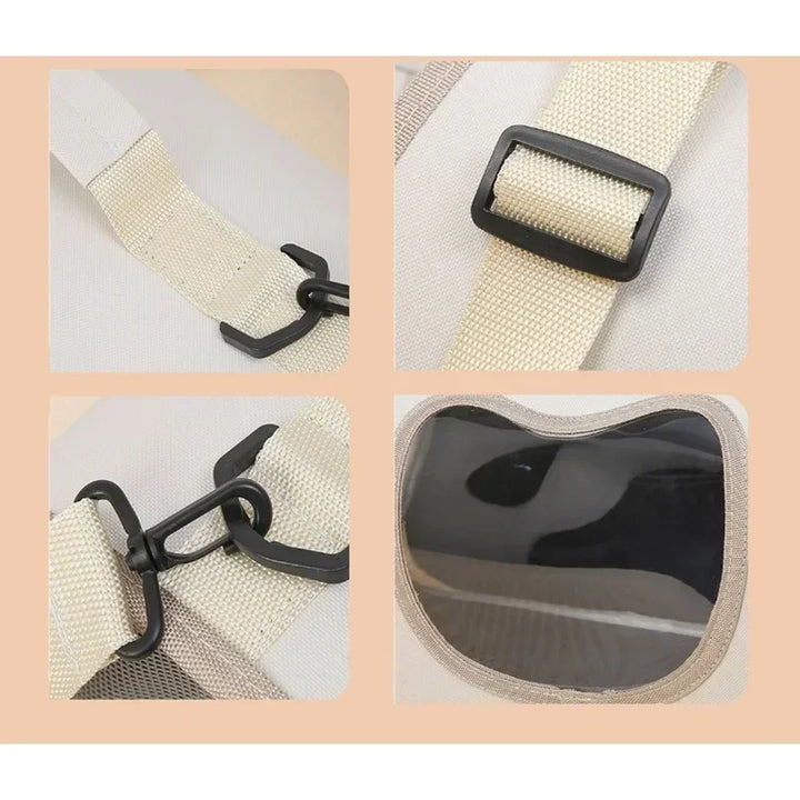 Portable Pet Carrier Bag - Breathable and Foldable for Travel