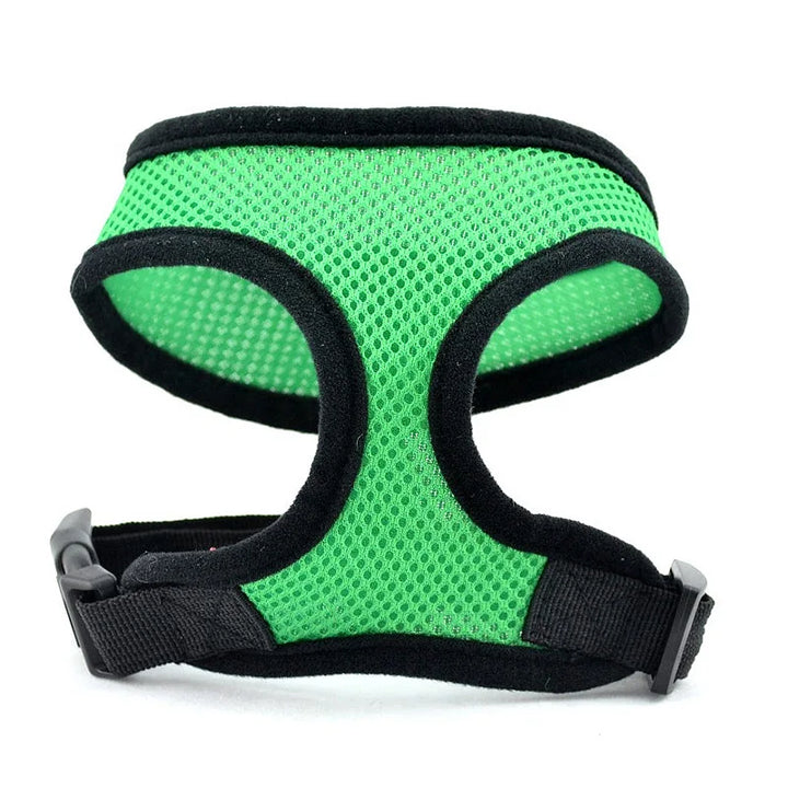 Pets Dog Harness For Small Dogs Cats No Pull Breathable Mesh Chest Strap Safety Dog Harness Vest Adjustable Collar Breast-Band