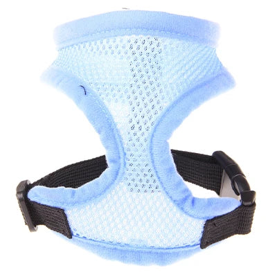 Pets Dog Harness For Small Dogs Cats No Pull Breathable Mesh Chest Strap Safety Dog Harness Vest Adjustable Collar Breast-Band