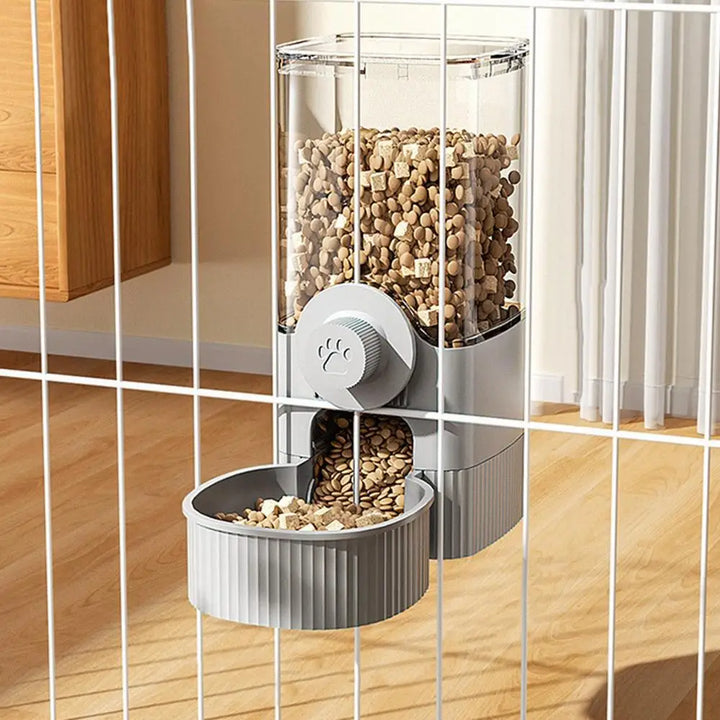 Hanging Cat Food Dispenser and Waterer – Feeder