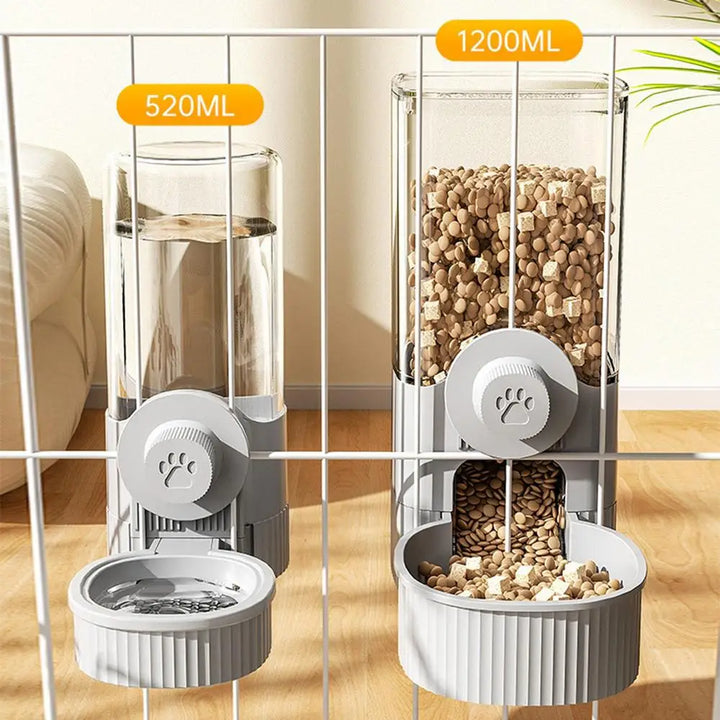 Hanging Cat Food Dispenser and Waterer – Feeder