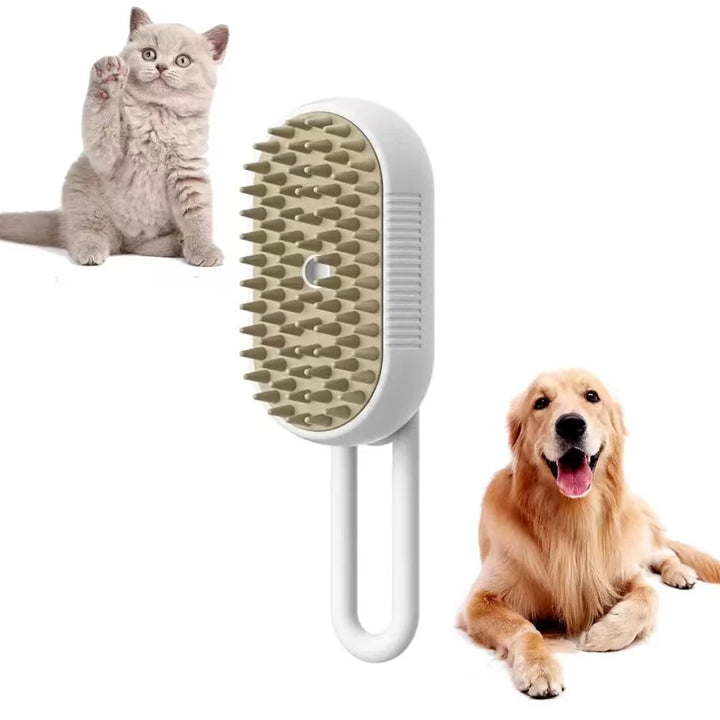 Portable Cat Brush, Steam Spray, Cat Hair Brush