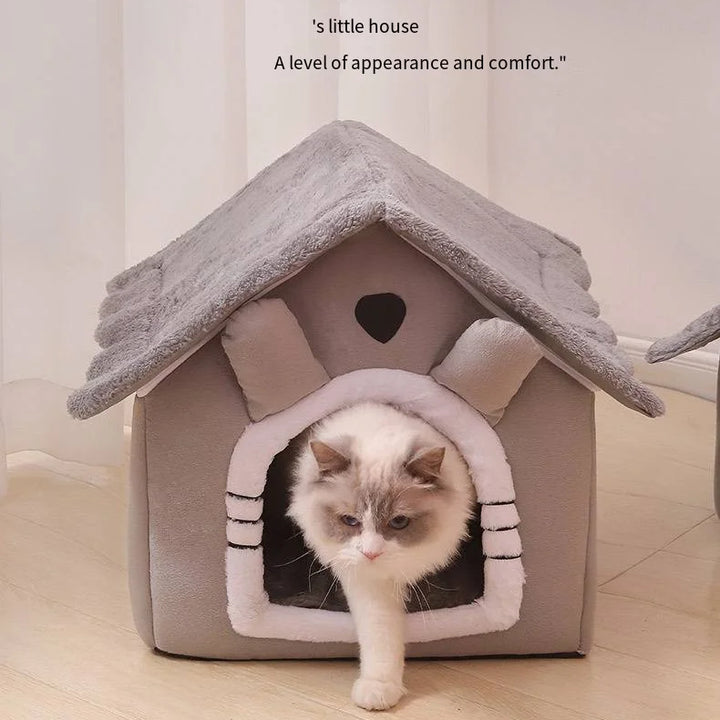 All-season, soft, washable dog and cat house