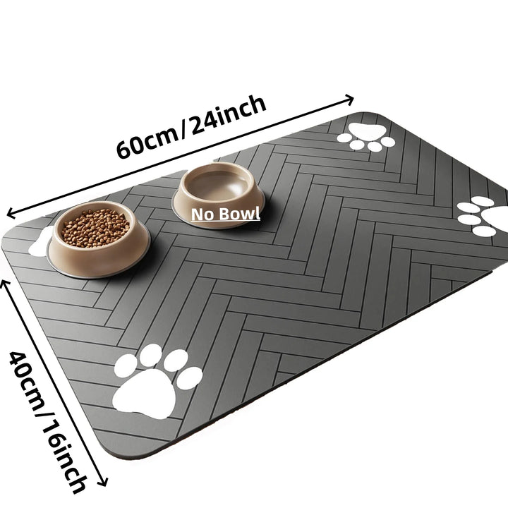 Waterproof Dog Food Mat – Absorbent, Non-Slip