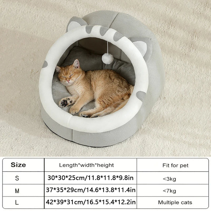 Super Cat Bed Warm Pet House Kitten Cave Cat Cushion