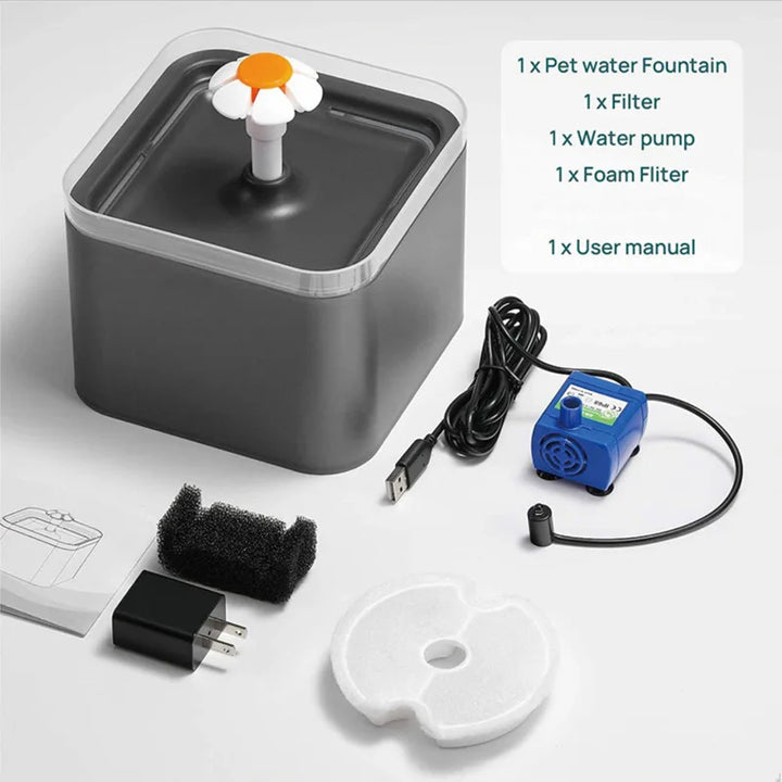 2L Automatic Water Fountain for Dogs and Cats