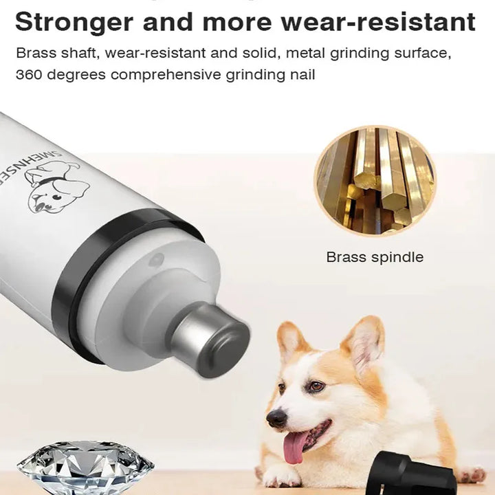 Electric Pet Nail Grinder – Nail Clipper with LED Light