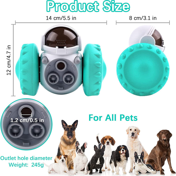 Dog Puzzle Toys Pet Food Interactive Tumbler Slow Feeder Funny Toy Food Treat Dispenser for Pet Dogs Cats Training Dog Supplies