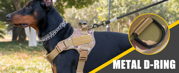 Tactical Dog Harness Pet Doberman Pinscher Vest