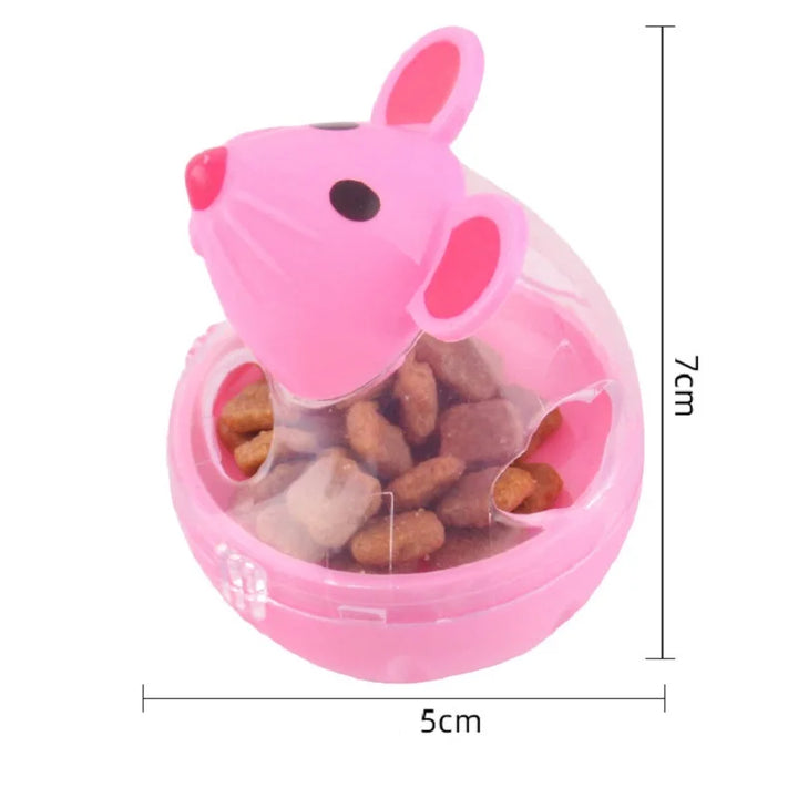 Cat Mice Food Tumbler – Interactive Cat Food Toy Ball