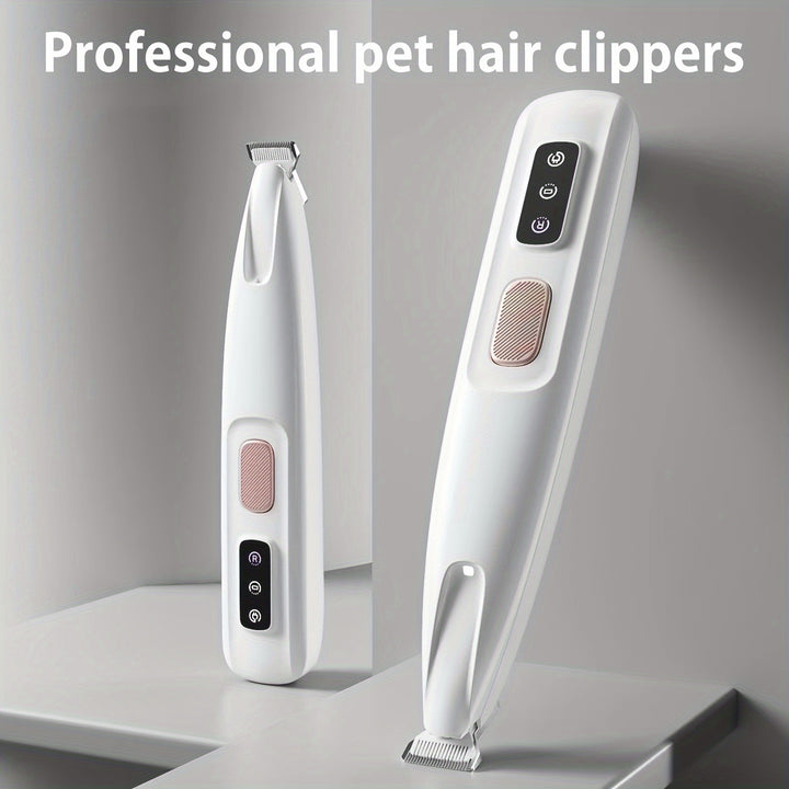 Pet Grooming Clippers with LED Light Support, Safe Low Noise, USB And Battery Longevity.