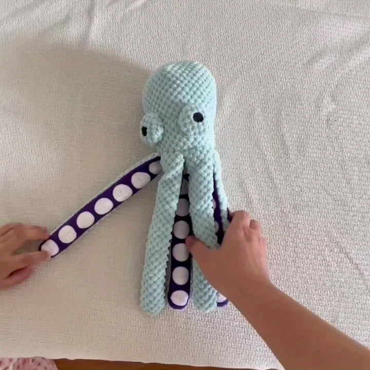 Interactive Octopus Dog Plush Toy | teeth cleaning 🐾